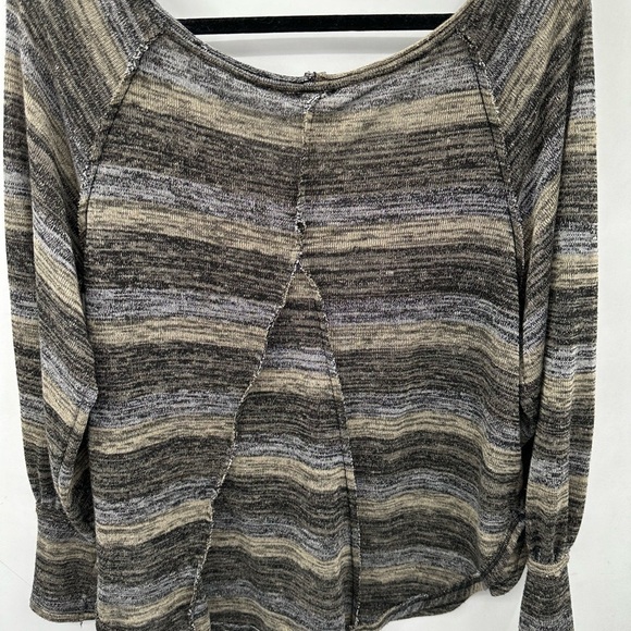 WE THE FREE Carolina Haaci marled oversized Boho natural lightweight sweater. XS - Picture 9 of 10